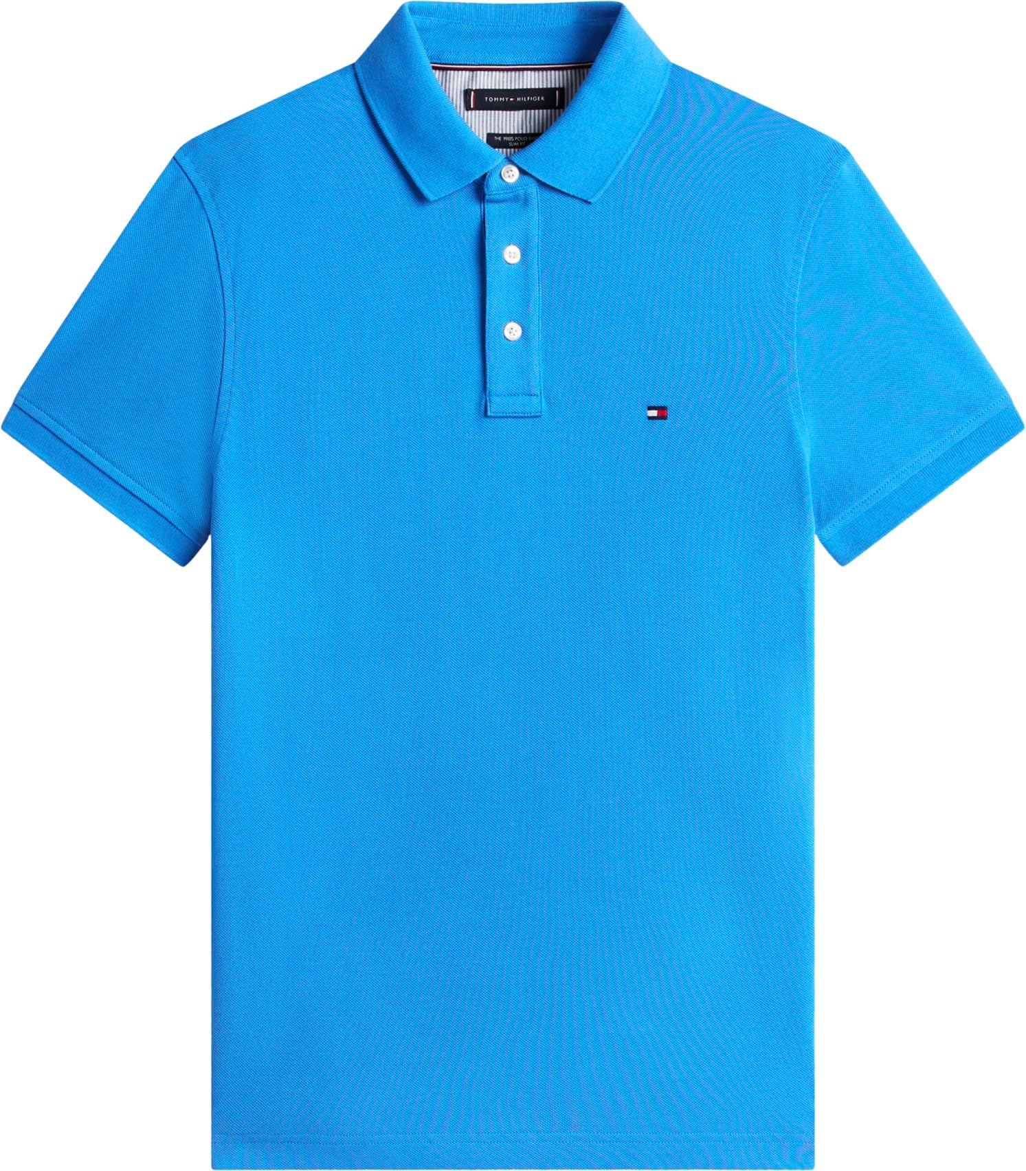 Tommy Hilfiger Uomo Maglietta Polo Maniche Corte 1985 Slim Fit