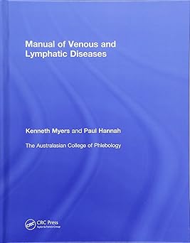 Manual Of Venous And Lymphatic Diseases (Hb 2018)