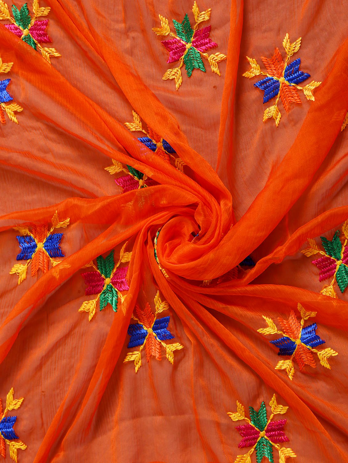 Weavers Villa Women's Embroided Dupatta, 2.25 Mtrs