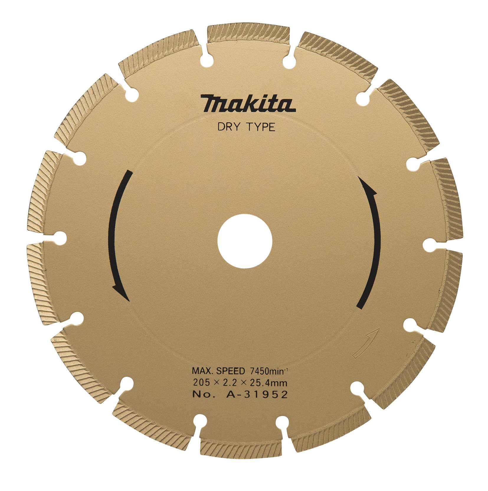 マキタ　ダイヤモンドホイール　205mm マキタ(Makita) ダイヤモンドホイール 外径205mm マルチ A-31918