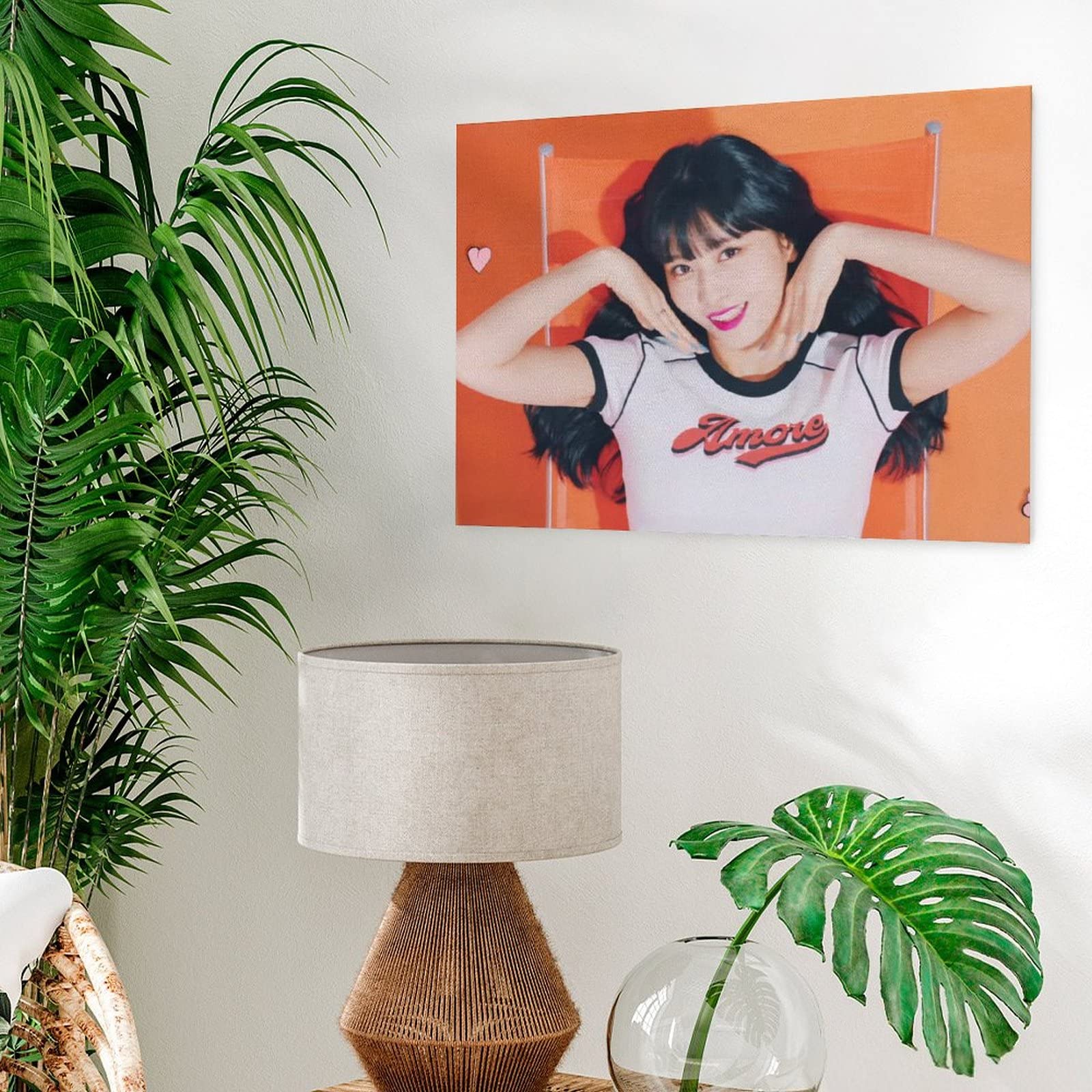モモの植物図譜アート｜額装ポスター｜ダイニングに飾る果実インテリア モモの植物図譜ポスター｜木製フレーム付き｜ダイニング・リビング