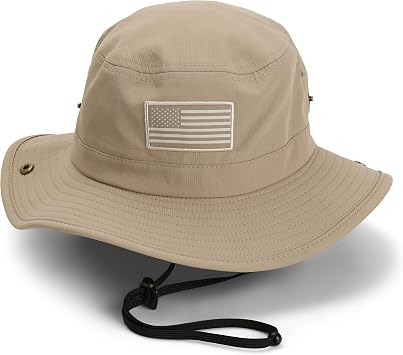 Paramount Outdoors Bayou American Flag Boonie Hat American Fit Design Floats