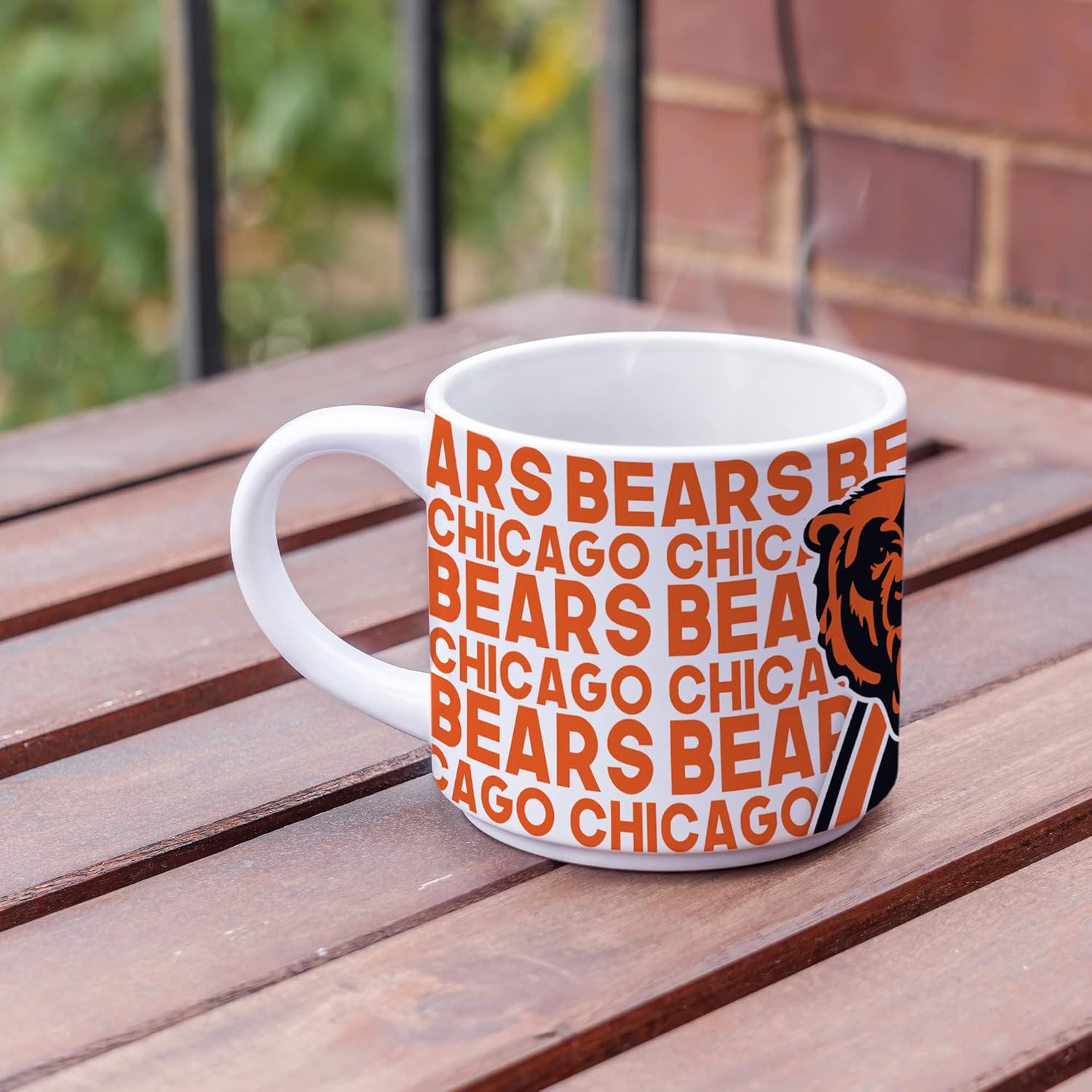 Rico Industries NFL Football 14oz Metro Ceramic Coffee Mug, Team Colored Ceramic Mug - Image 3