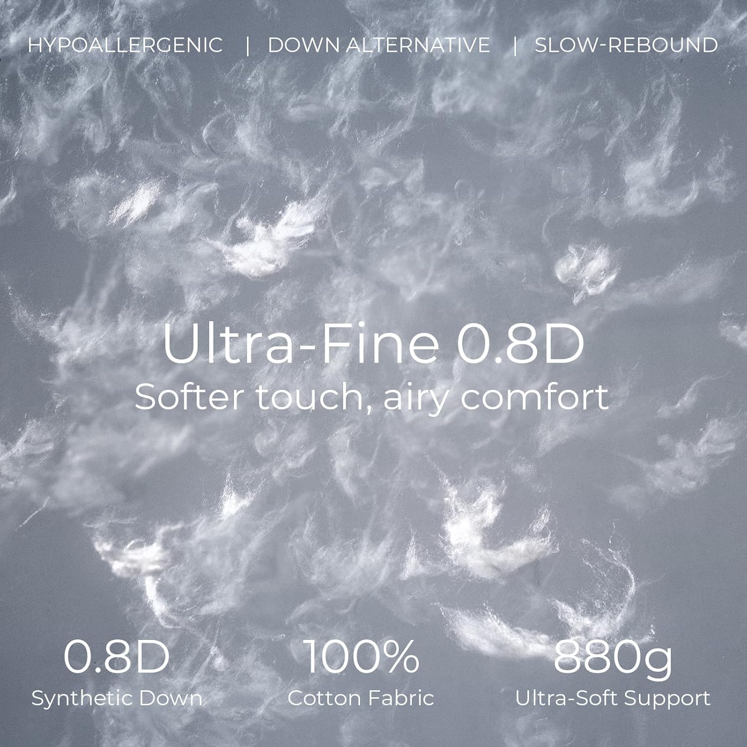 Phantoscope 18x18 Pillow Inserts, Down Alternative Pillow Inserts Set of 2 Lightweight Throw Pillows Decorative Pillow Stuffer for Sofa, Couch Bed(White)