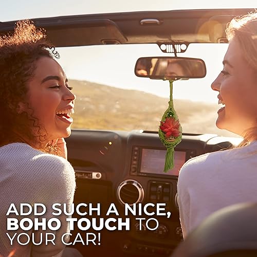 Miniatura 4 de Juego de 2 macetas colgantes para suculentas con aceite esencial y suculentas artificiales, perfectas para el hogar, la oficina o el espejo