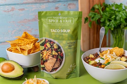 Miniatura 2 de Savory Spice Taco Soup Spice 'n Easy Mix, paquete de 5.35 onzas (paquete de 5.35 onzas)