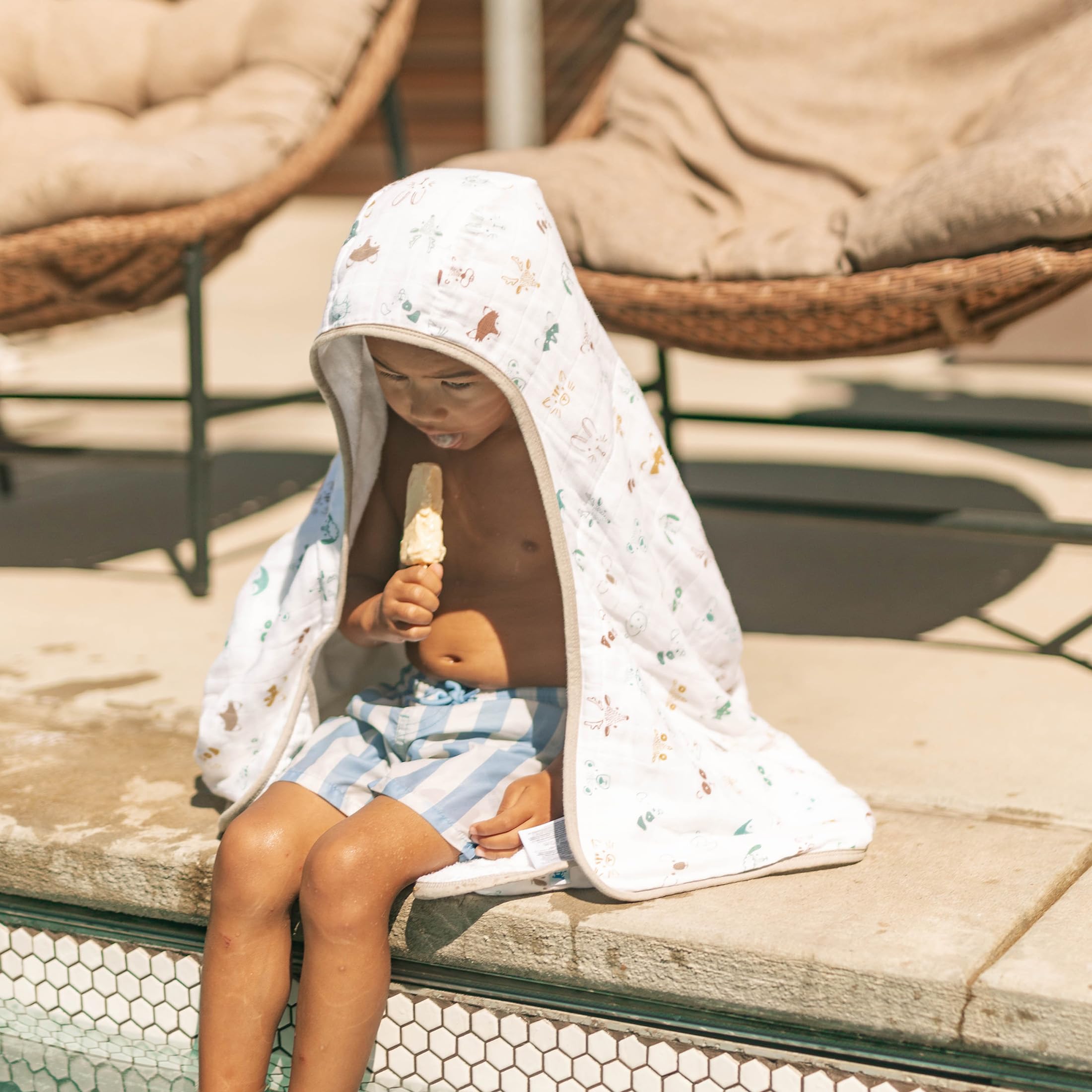 Little Unicorn Unicorn Hooded Bath Towel Little Unicorn Bath Towel