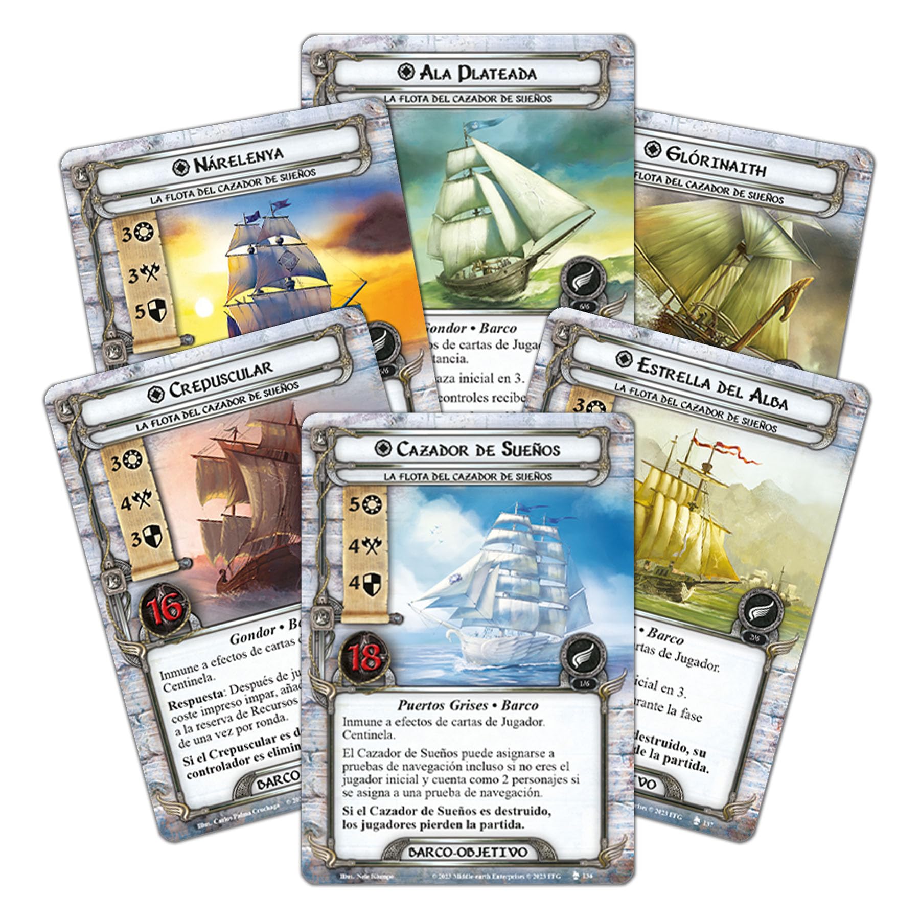 Fantasy Flight Games - El Señor de los Anillos LCG - Cazador de sueños Expansión de Héroes - Juego de Cartas en Español