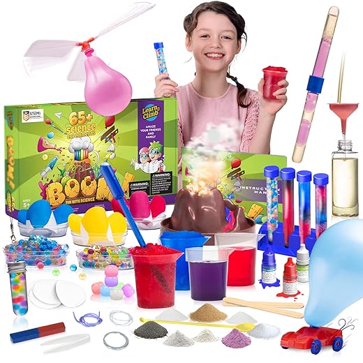 Kids Science Kit, Over 65+ Experiments, Gift for Kids Ages 8-12
