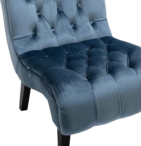 Miniatura 7 de Sala de estar beige del acento del terciopelo, sofá individual de la tumbona, silla reclinable con madera de goma