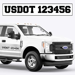 US DOT Number Magnetic Sign
