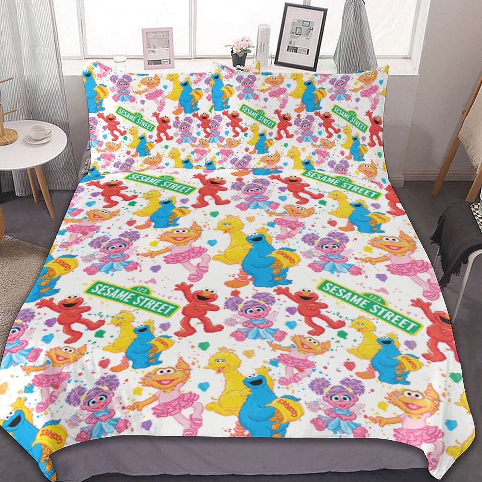 完璧 1997セサミストリート 布団 ベットスプレー 1枚ピローケース付き