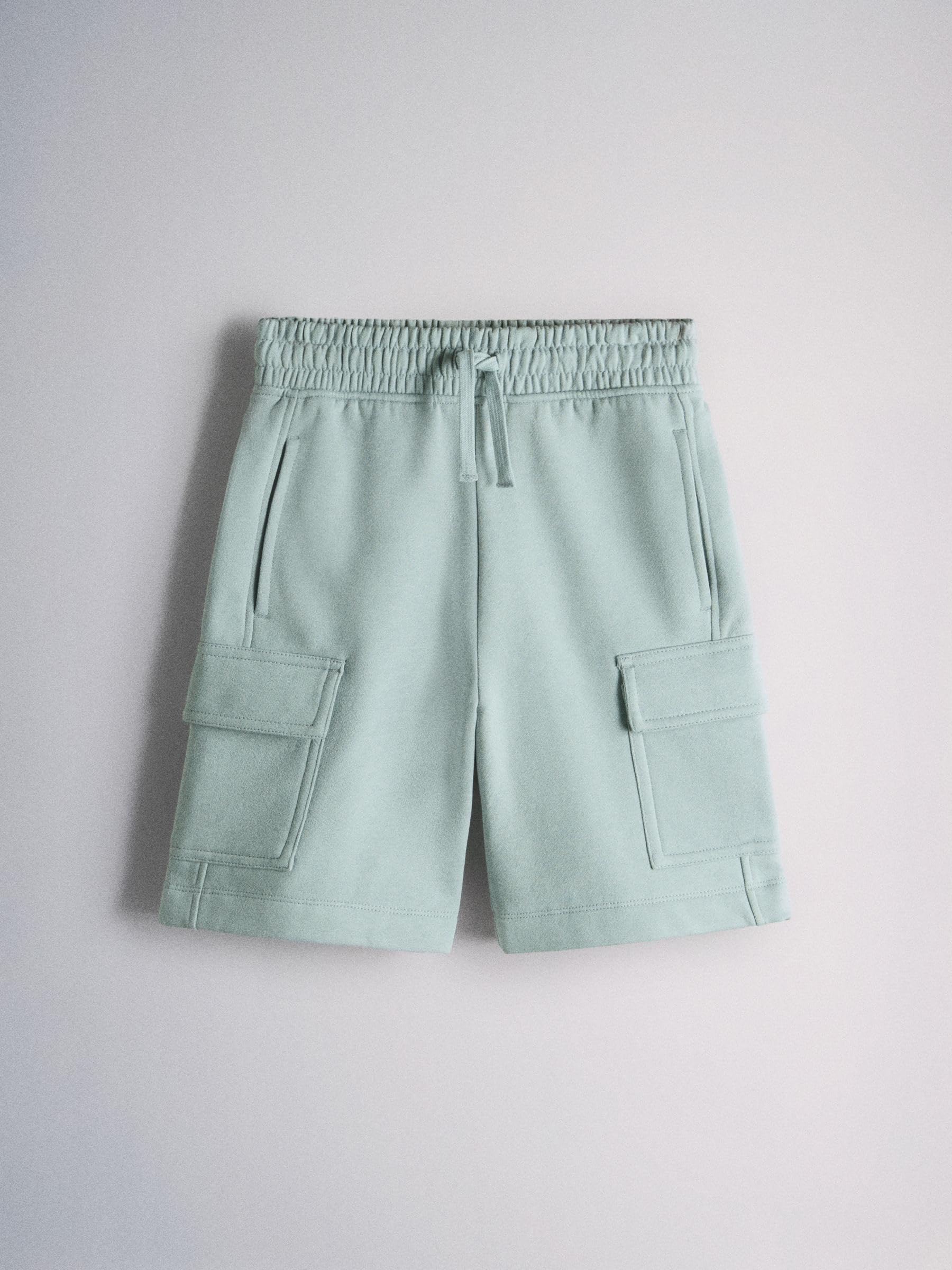 THE SET Niños Pack de 4 Pantalones Cortos de chándal con Bolsillos de Punto