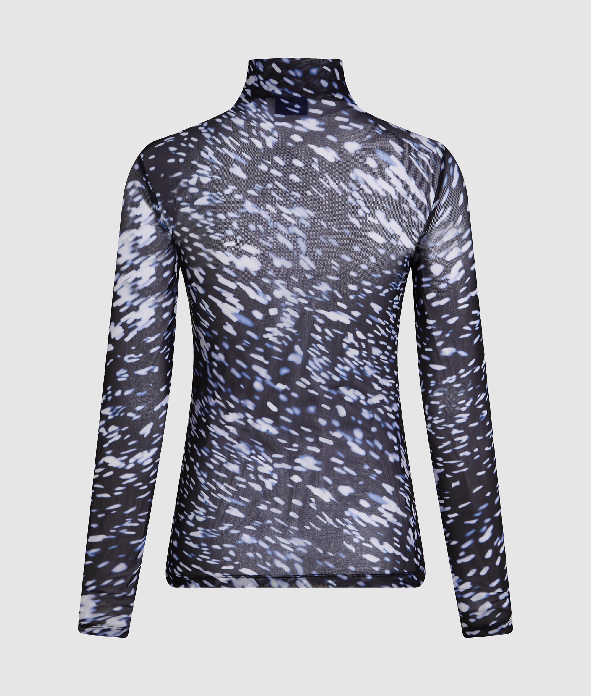 Karl Lagerfeld Jeans Damen Mesh Lights All Over Print Top