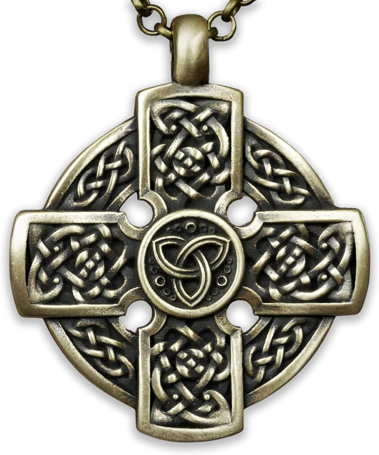 Baldur Jewelry - Triskele Spiral Pendant Necklace - Triskelion Necklace Celtic Spiral Jewelry - Triple Spiral Necklace - Spiral Necklace Pendant - Ancient Triskele Necklace - Triskelion Jewelry Gifts