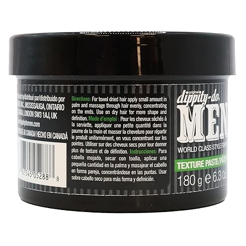 Miniatura 4 de Dippity Do para hombres - Pasta Flex Hold - Gel para el cabello Dippity Do (6.3 oz x 2)