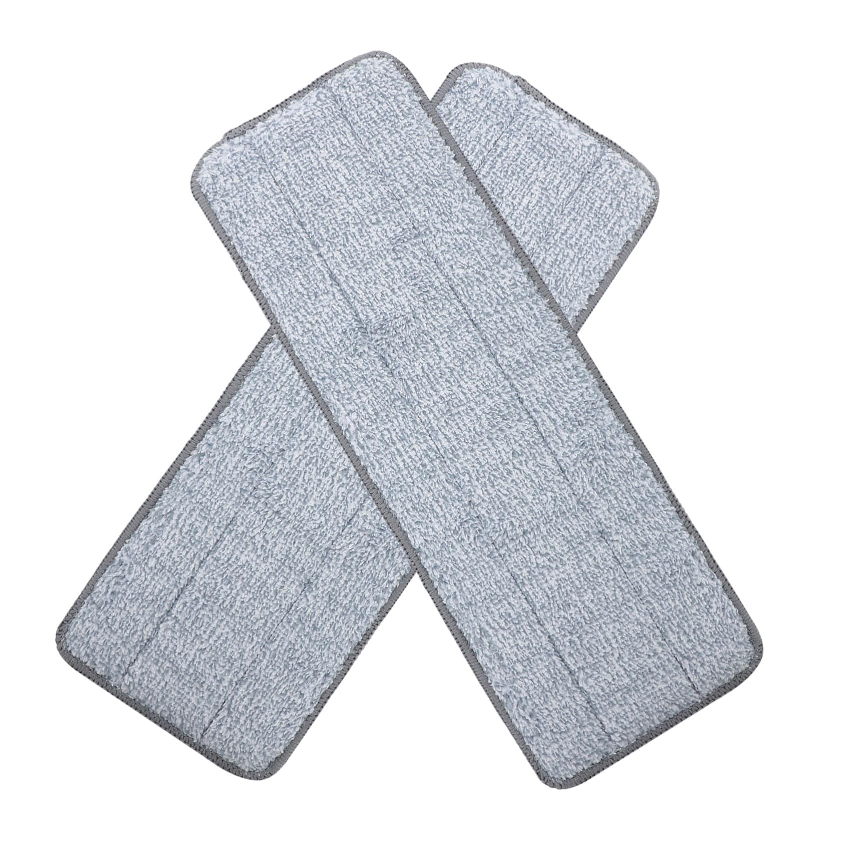 Hemobllo 2 pièces Mop Replacement Pads Microfiber Wet Dry Reusable For Home Cleaning