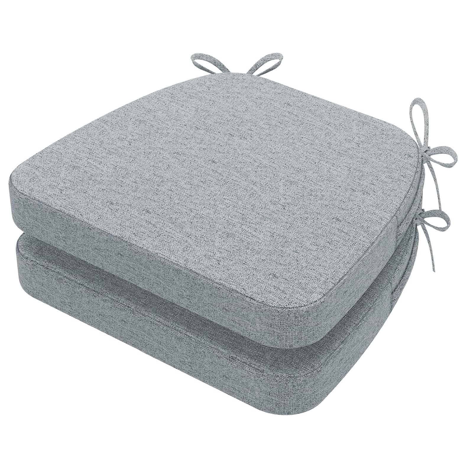 AAAAAcessories Chair Cushions for Dining Chairs, 17 x 16 x 2 in, Set of 2