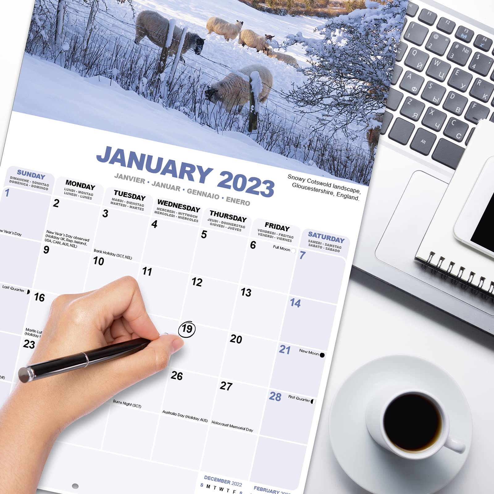 Seasons 2023 Wall Calendar