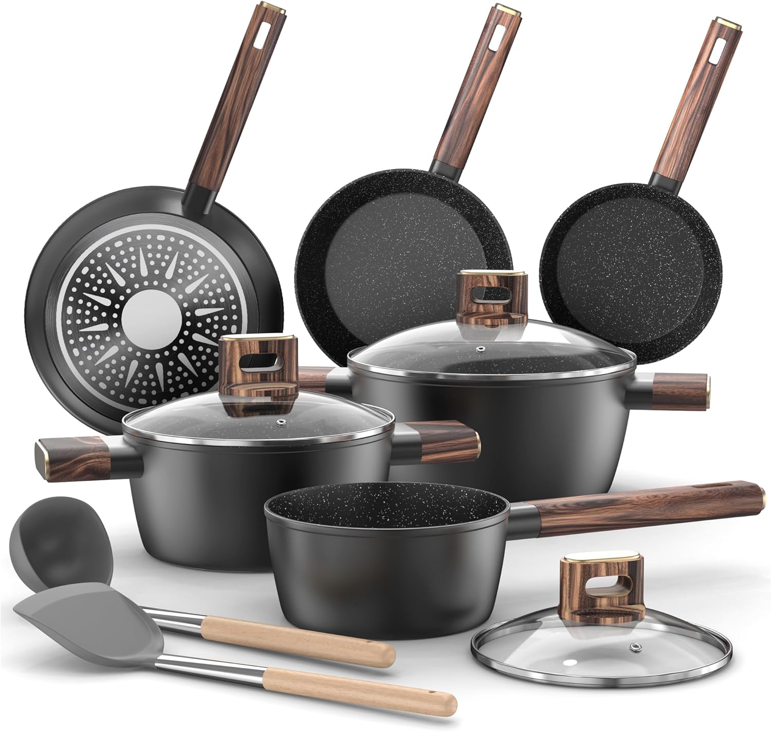 Batería de cocina con 11 piezas por 55,99€ usando el #código: LX8ZS5KT