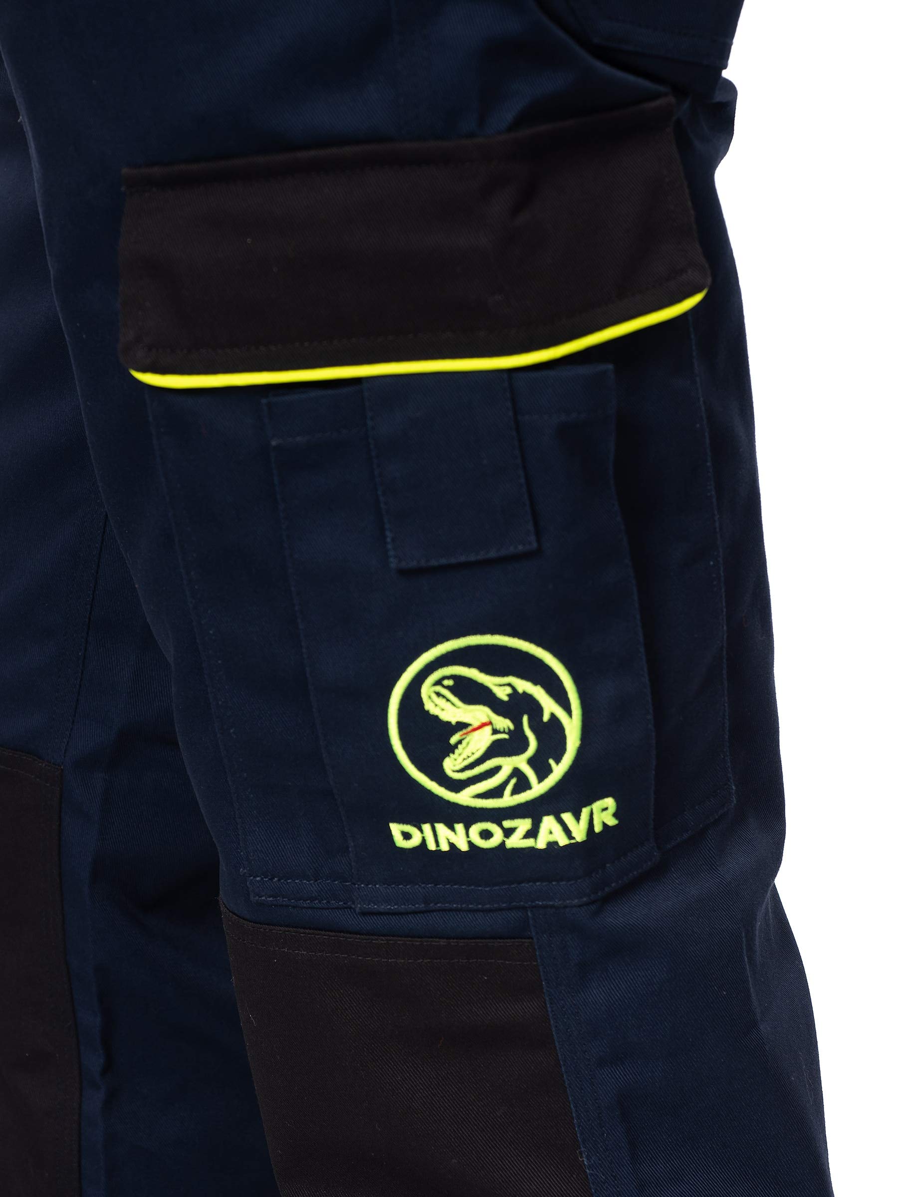 DINOZAVR Fortum Pantaloni da Lavoro - Uomo - Stile Cargo - Pantaloni Protettivi