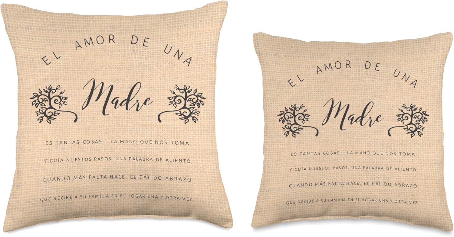 El Amor De Una Madre Día De Las Madres Mothers Day Throw Pillow
