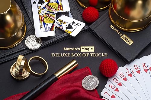 Miniatura 7 de Marvin's Magic - Caja de trucos de lujo - Conjunto ejecutivo de trucos de magia - Set mágico para magos principiantes y experimentados - Kit,