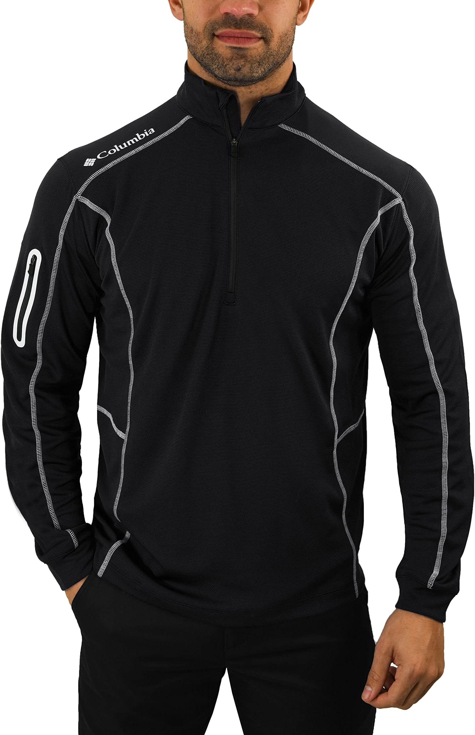 ColumbiaMen's Omni-Wick Shotgun Long Sleeve 1/4 Zip Pullover