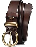 Full Grain Leather Belt for Women,1.1