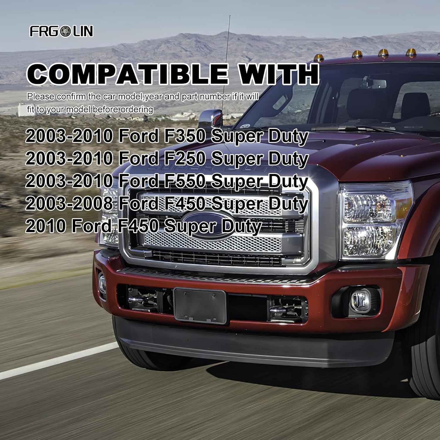 Automatic Transmission Oil Cooler Compatible with Ford F250 F350 F450 F550 Super Duty Truck V8 6.0L V10 6.8L 2003-2010 Replaces 918-216