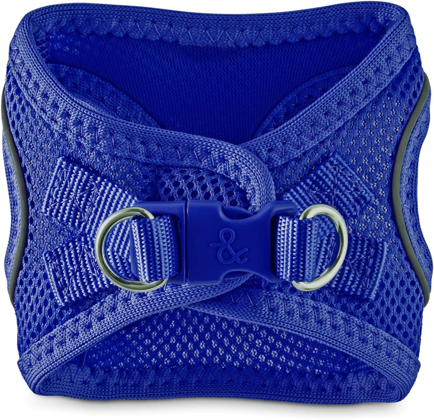 Petco Brand YOULY Blue Reflective Mesh Dog Harness, XX