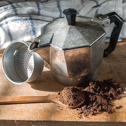 Miniatura 5 de MECCANIXITY Piezas de aluminio para cafetera de café expreso para estufa, con 1 filtro y 3 sellos de junta de silicona de 2.913 x 2.520 x 0.197 in