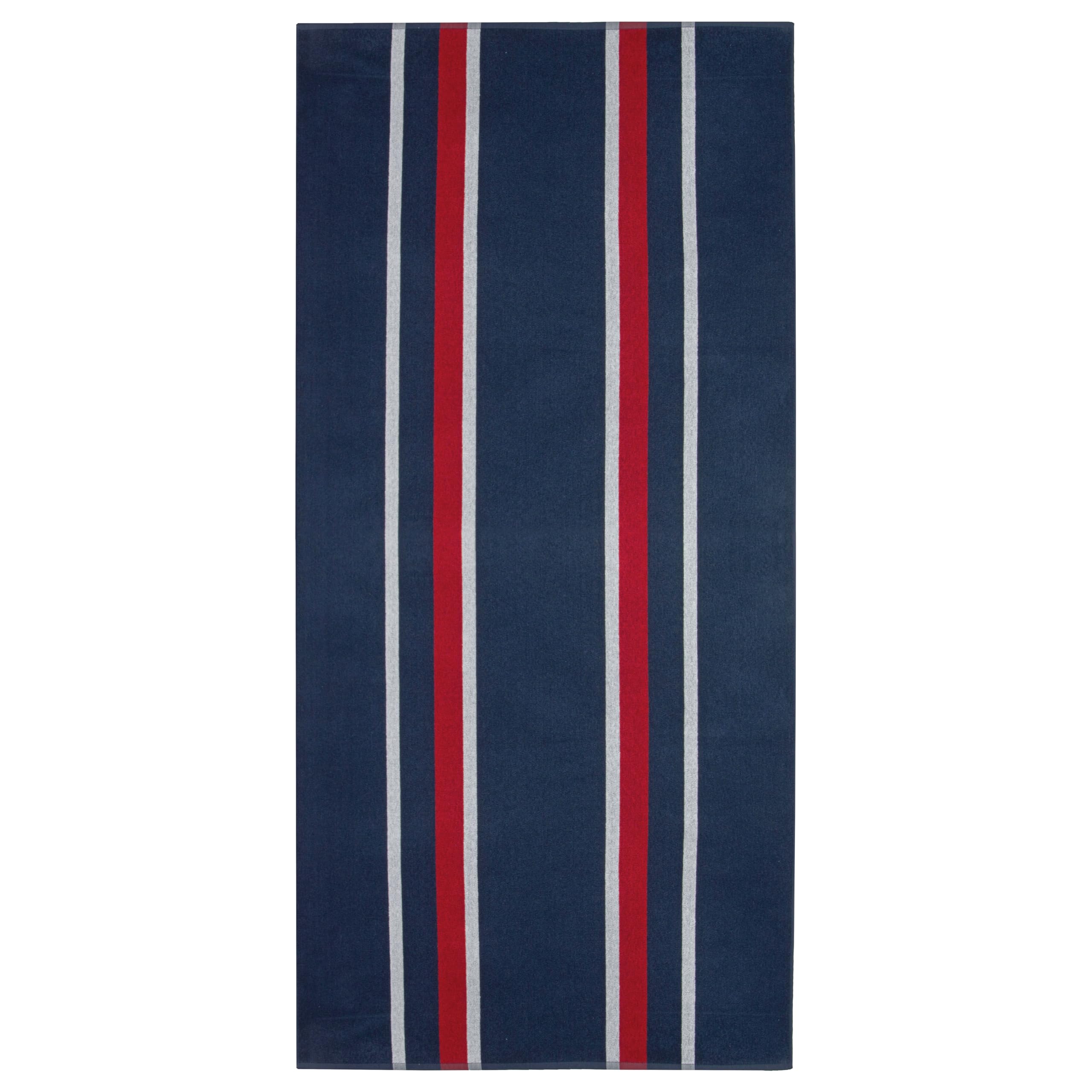 ZOLLNER Telo mare - asciugamano da spiaggia super morbido e assorbente in 100x200 cm - lavabile a 60°C - cotone - certificato Oeko-Tex ®
