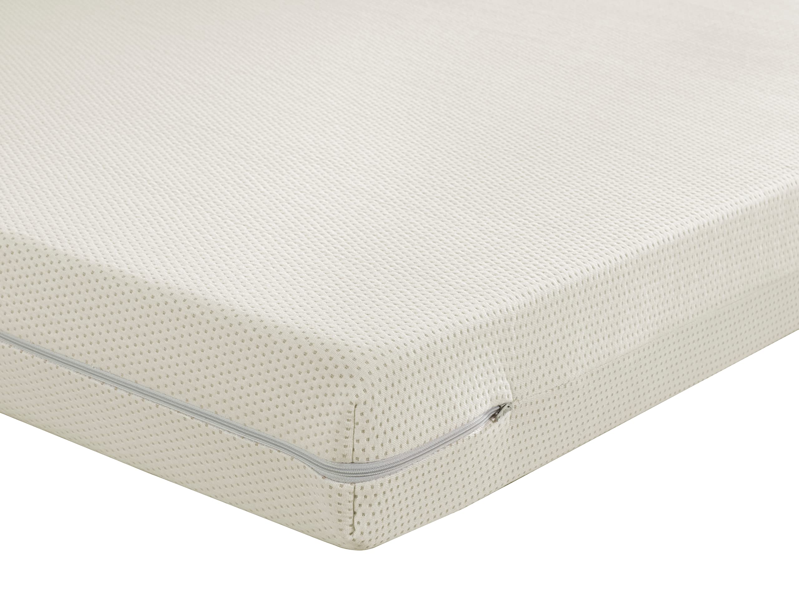 XDREAM Pure Cotton | Matelas orthopédique en mousse à froid 7 zones avec housse en tissu double de haute qualité | Idéal comme matelas de voyage et matelas d'invités | 10 cm de haut | Certifié