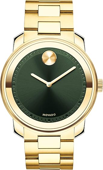 movado gold face