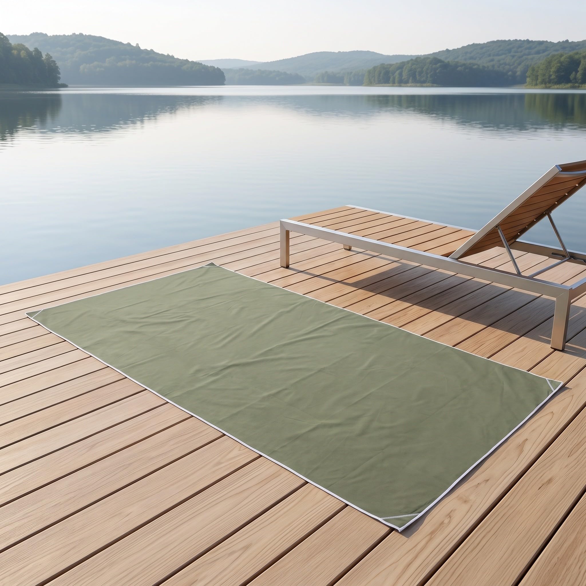 Kisangel Asciugamano magnetico: 190 x 76 cm, asciugamano da spiaggia in microfibra ad asciugatura rapida con angoli magnetici - Accessorio sportivo per attività all'aperto, spiaggia,