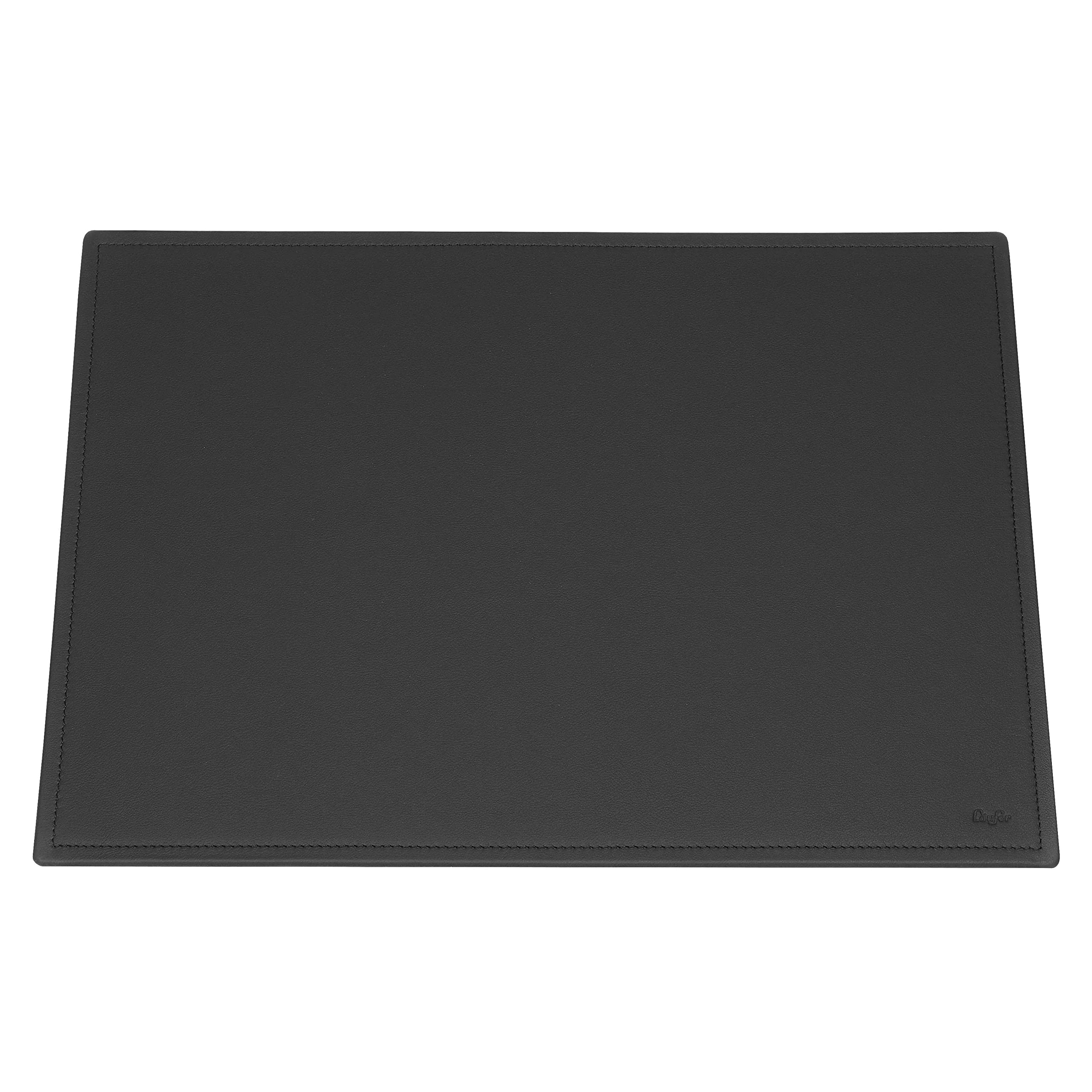 Läufer 38426 - Sottomano per portatile e scrivania Ambiente Scala, in vera pelle, dimensioni: 30 x 42 cm, colore nero