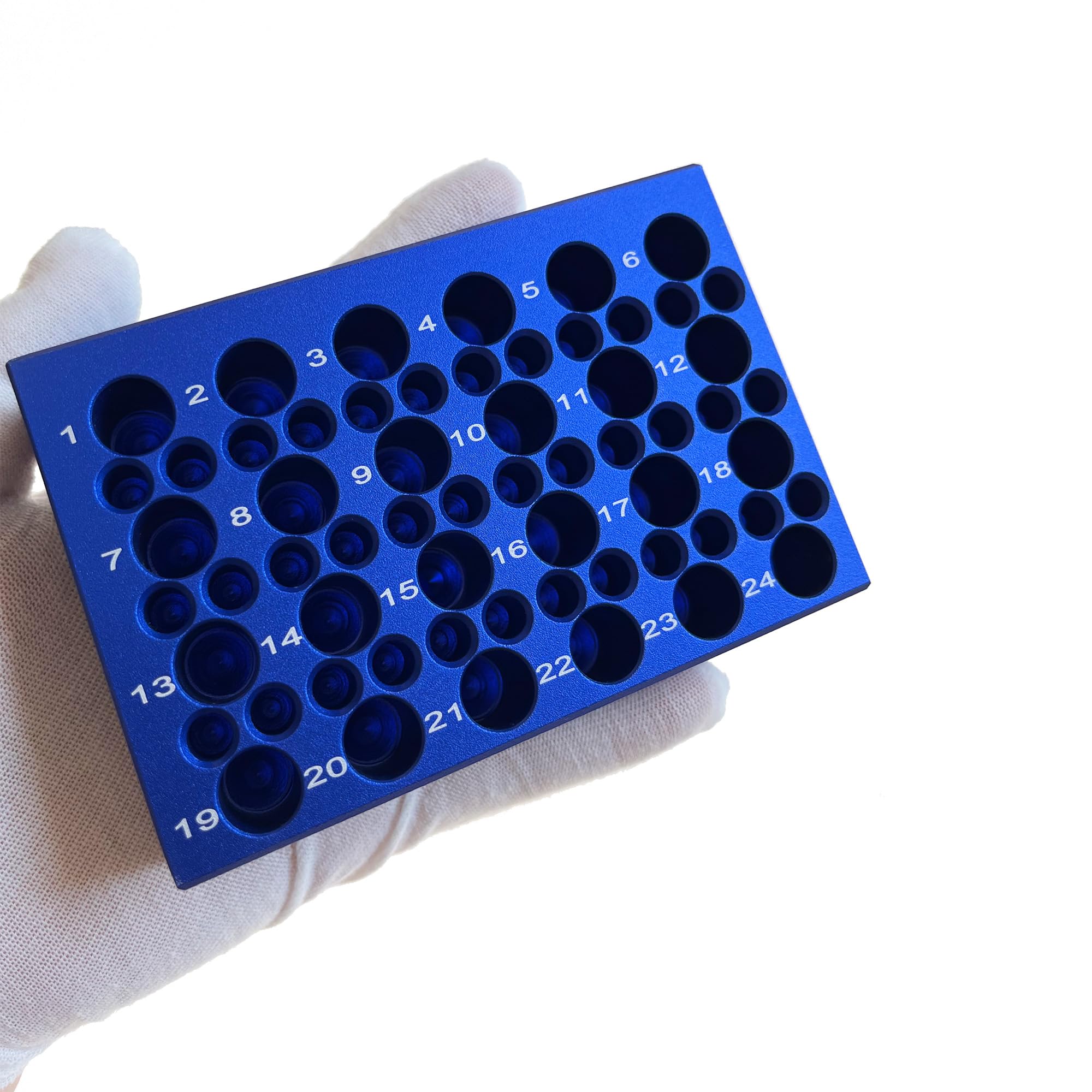 Aluminum PCR Cooler Cooling Block, 24 Well + 36 Well Tube Rack for 1.5ml and 0.2ml Tubes