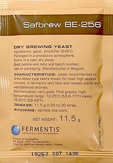 Safbrew BE-256 Abbey Yeast, 11.5g - 5-Pack