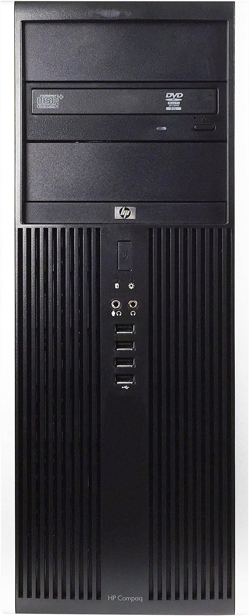 HP 8100 Business High Performance Tower Desktop Computer PC (Intel Core i5 650 3.2G,4G DDR3,500G,DVD,Windows 10 Professional) - Black/Silver - 16VFHPDT0504(Renewed)