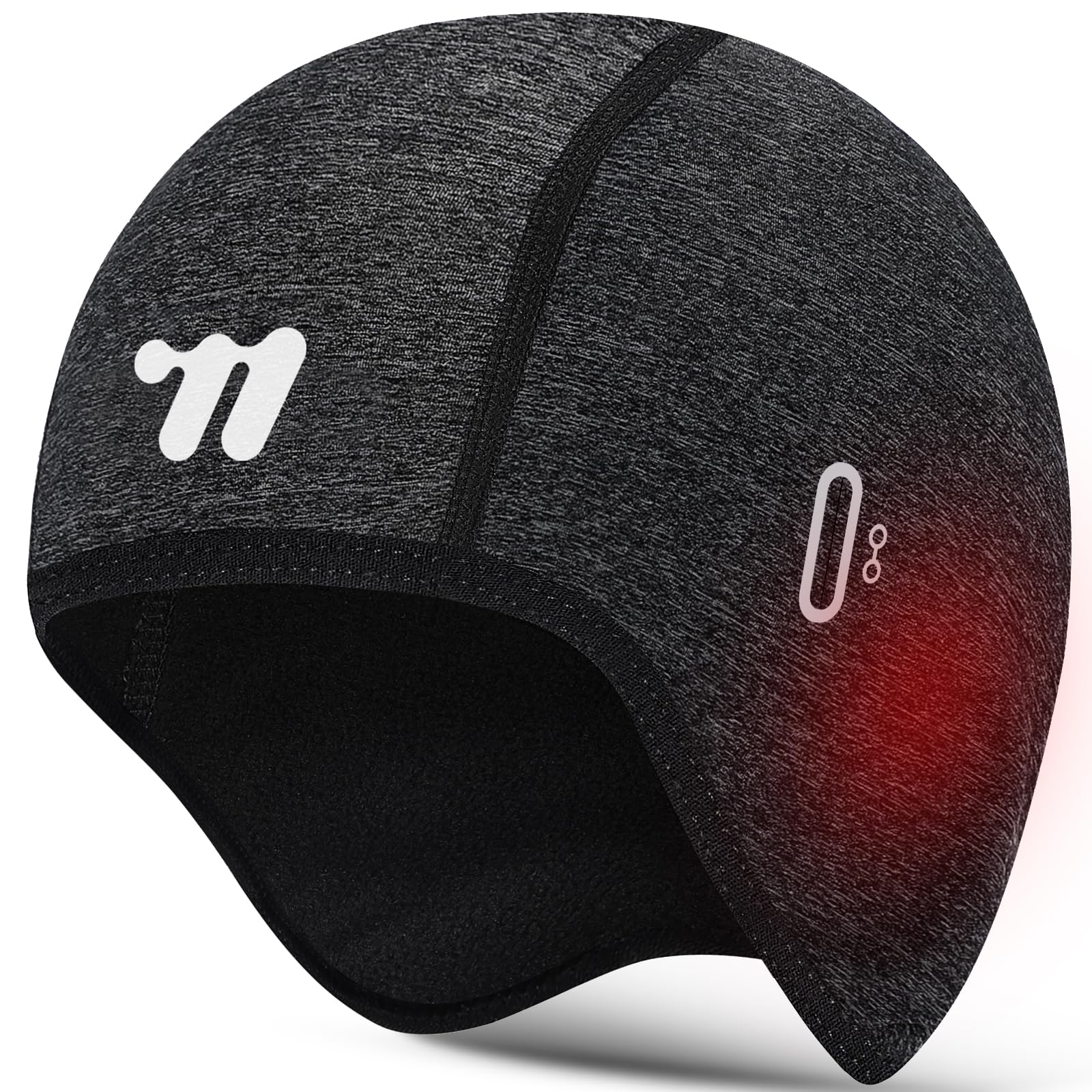 WESTGIRL Czapka rowerowa, czapka pod kask dla mężczyzn i kobiet, ciepła, wiatroszczelna czapka zimowa, czapka sportowa ogrzewacz do biegania, jazdy na rowerze, jazdy na nartach, snowboardzie i motocyklu