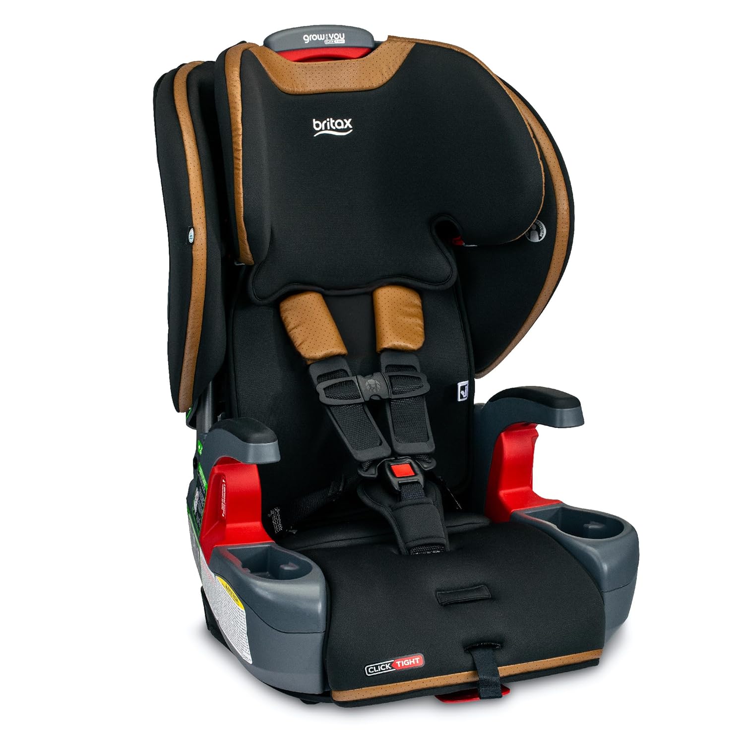 Britax Grow with You ClickTight Premium Harness-2-Booster, Ace Black