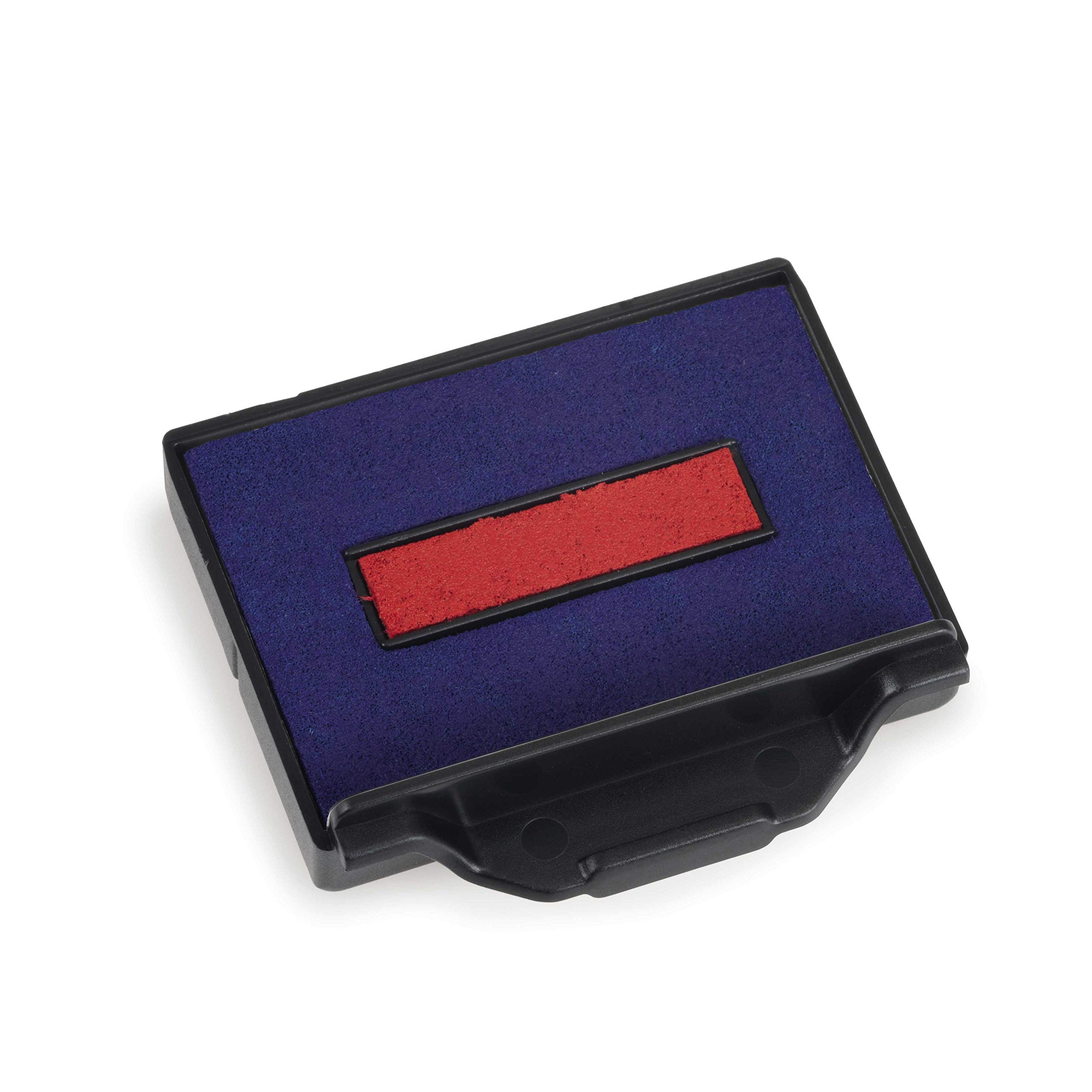 Trodat Professional 5430/L Timbro Datario 41x24 mm, Formato DATA in Italiano GG MMM (lettere) AAAA + 3 Testi Commerciali: RICEVUTO - PAGATO - REGISTRATO, Inchiostro BLU/ROSSO, Struttura Acciaio Inox