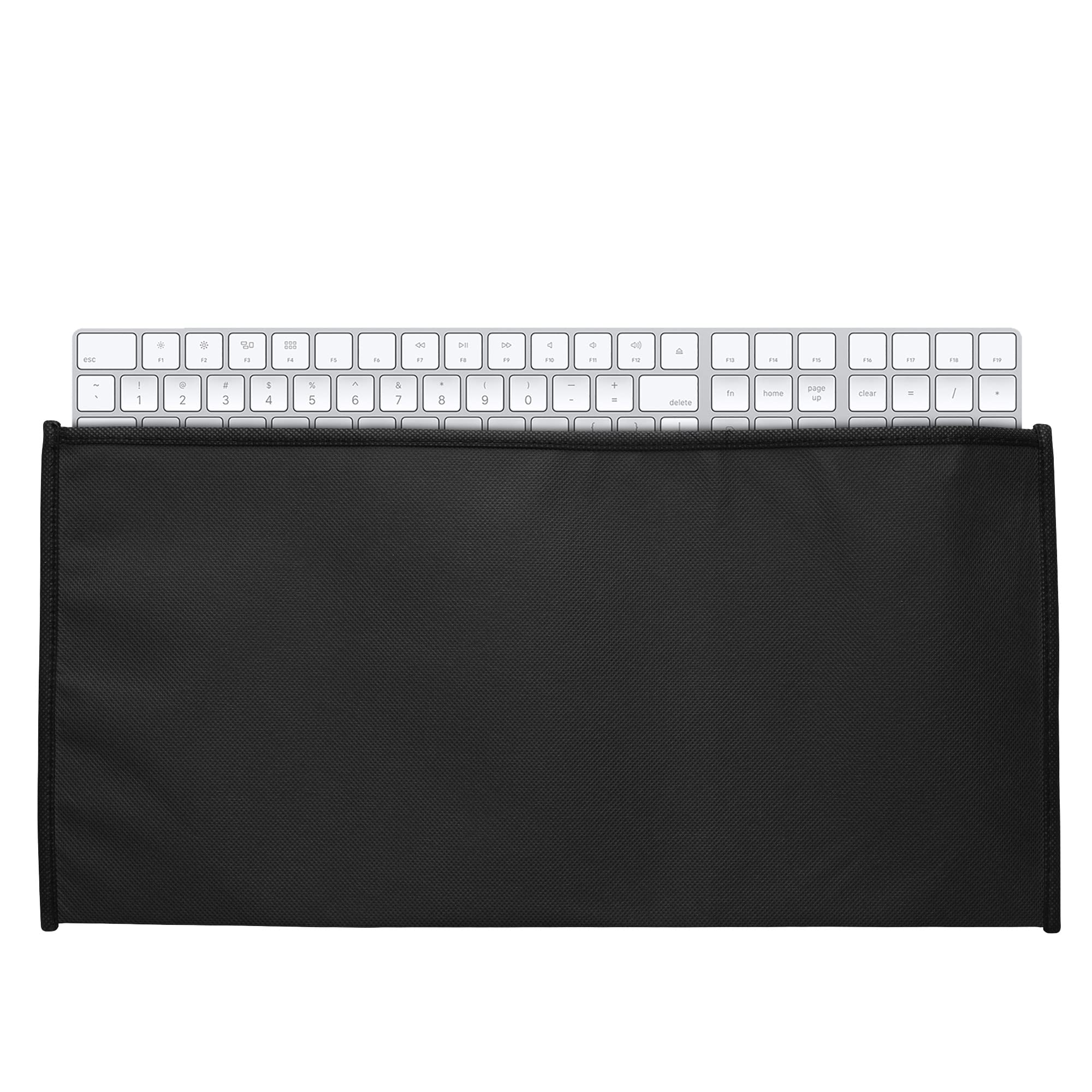 kwmobile Custodia Copritastiera Compatibile con Universal Keyboard (M) - Protezione Antipolvere Tastiera PC - Cover Protettiva Nero