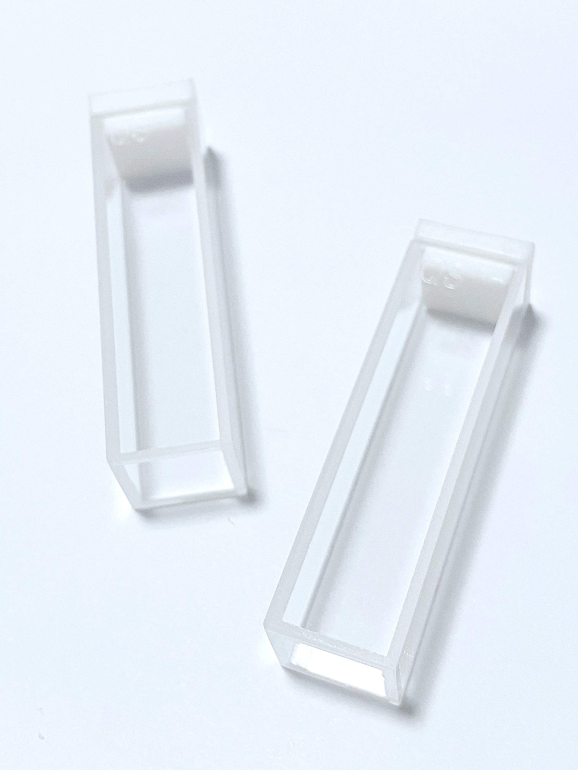 Alpha Nanotech Five-Sided UV Quartz Cuvette (3.5 ml Volume, 10 mm Light Path) (2)