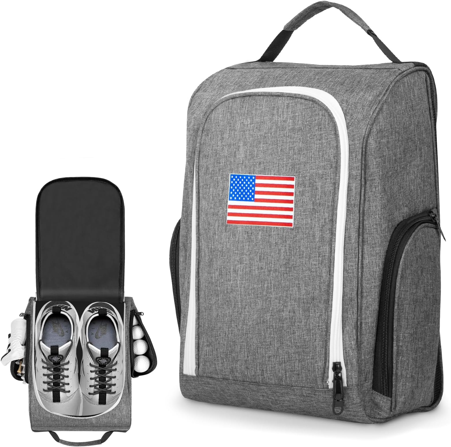 adidas golf golf shoe bag grey melange no size