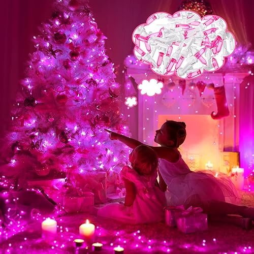 Miniatura 6 de Honoson 60 piezas de repuesto LED de Navidad, mini bombilla LED de Navidad gran angular, bombilla de repuesto para exteriores, bombilla LED para