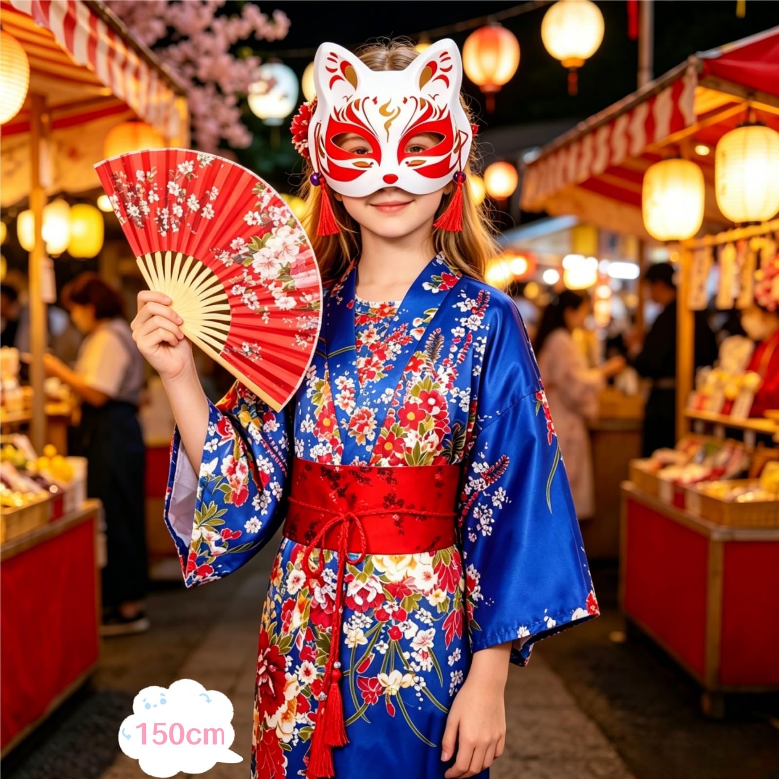 Kimono dla dzieci, japoński tradycyjny szlafrok, Yukata, dziewczęcy kostium cosplay, zestaw z akcesoriami, sukienka na festiwale kulturalne dla dzieci