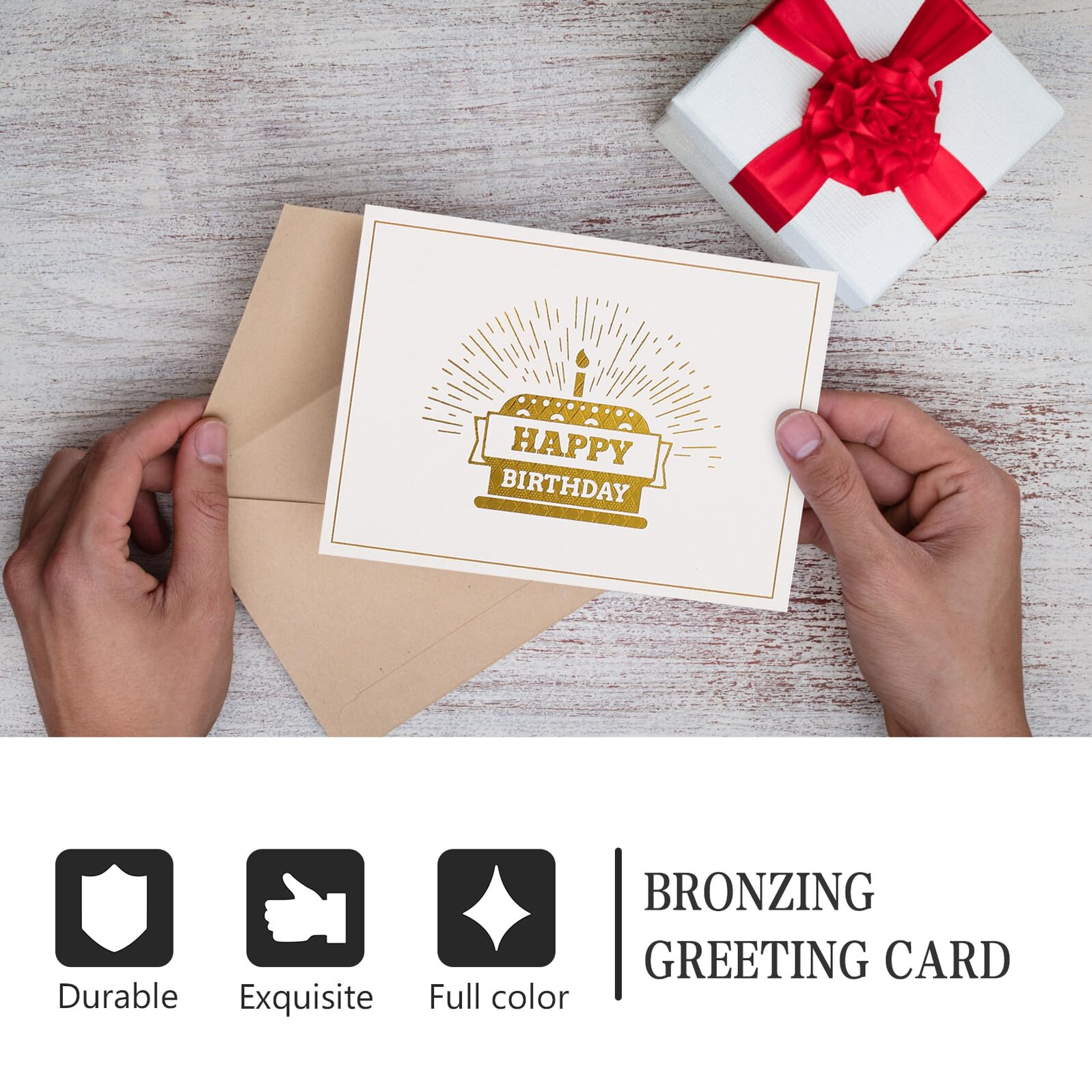 COHEALI 240 Pezzi 60 Pezzi Biglietti di Auguri di Compleanno Pieghevoli Motivi Raffinati, Carta di Buona Qualità, Assortimento per Feste di Compleanno, Regali e Ringraziamenti per Amici e