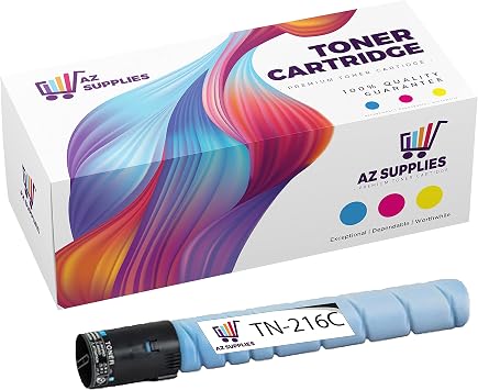 AZ SUPPLIES Compatible Toner Cartridge Replacement for Konica-Minolta TN-216C A11G431 Compatible with BizHub C220 BizHub C280 Cyan 1 Pack
